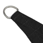 Voile de parasol Tissu Oxford trapèze 3/4x3 m Noir – Image 3