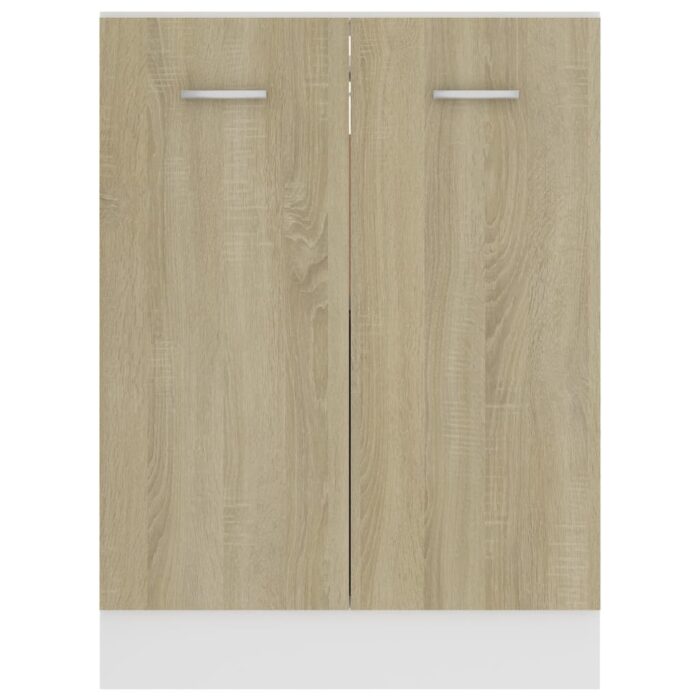 Armoire de plancher Chêne sonoma 60x46x81,5cm Bois d’ingénierie – Image 5