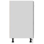 Armoire de plancher "Lyon" Gris béton Bois d’ingénierie – Image 6