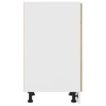 Armoire de plancher tiroir Chêne sonoma 30x46x81,5 cm Aggloméré – Image 7