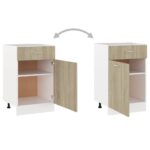 Armoire de plancher à tiroir "Lyon" Chêne sonoma – Image 5