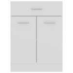 Armoire de plancher à tiroir "Lyon" Blanc – Image 4