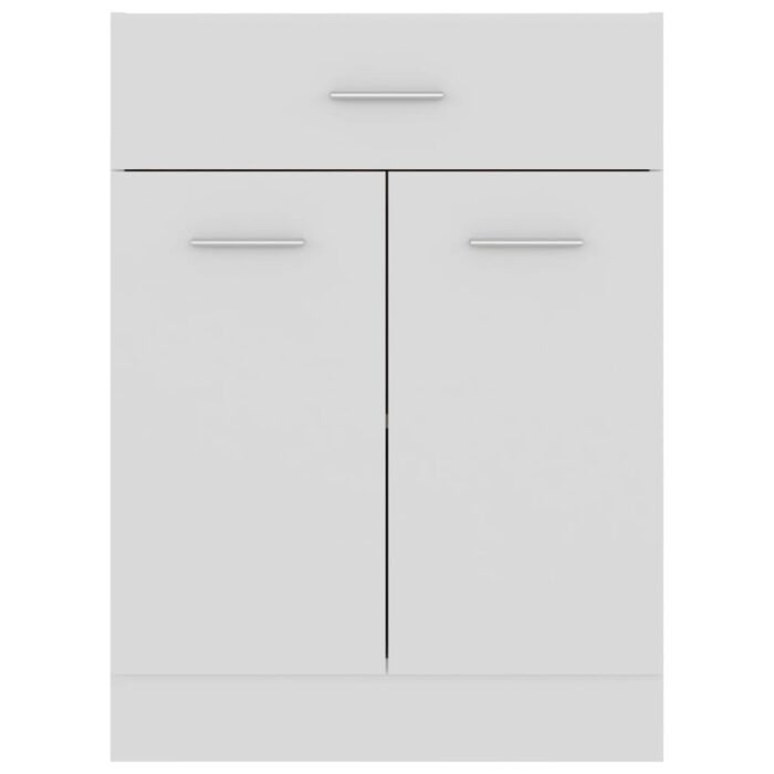 Armoire de plancher à tiroir "Lyon" Blanc – Image 4