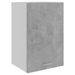 Armoire suspendue "Lyon" Gris béton 39,5x31x60 cm