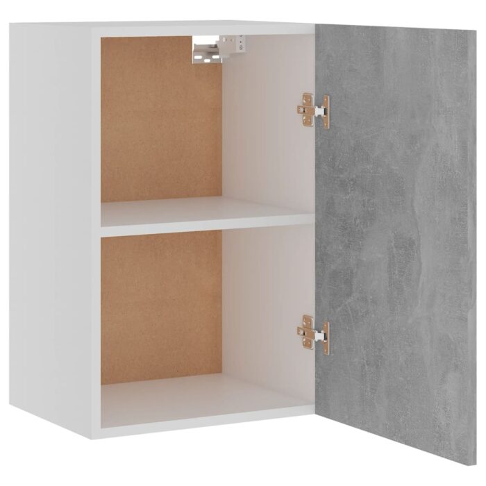 Armoire suspendue "Lyon" Gris béton 39,5x31x60 cm – Image 5