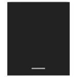 Armoire suspendue "Lyon" Noir 50x31x60 cm Bois d'ingénierie – Image 6