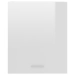 Armoire suspendue Blanc brillant 50x31x60 cm Bois d'ingénierie – Image 6
