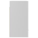 Armoire suspendue Blanc brillant 50x31x60 cm Bois d'ingénierie – Image 7