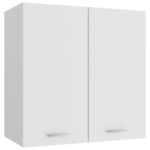 Armoire suspendue "Lyon" Blanc 60x31x60 cm Bois d'ingénierie