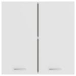 Armoire suspendue "Lyon" Blanc 60x31x60 cm Bois d'ingénierie – Image 5
