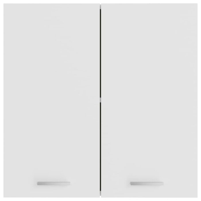Armoire suspendue "Lyon" Blanc 60x31x60 cm Bois d'ingénierie – Image 5