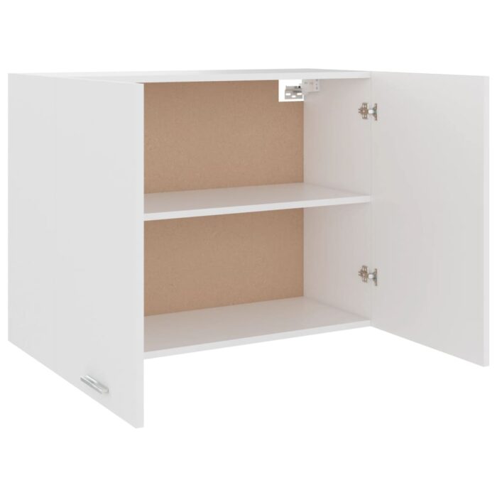 Armoire suspendue Blanc 80x31x60 cm Bois d’ingénierie – Image 4