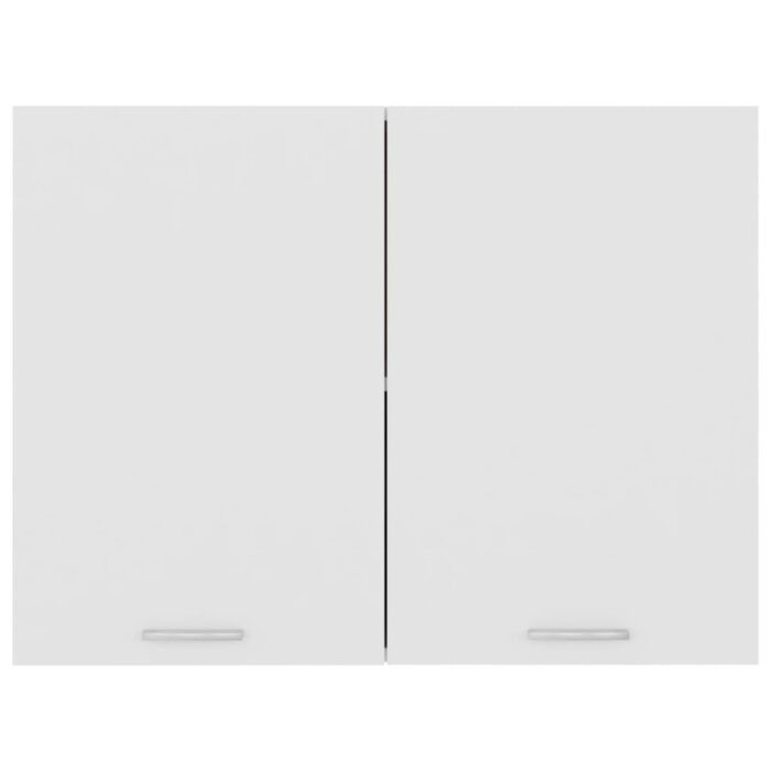 Armoire suspendue Blanc 80x31x60 cm Bois d’ingénierie – Image 5