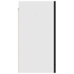 Armoire suspendue "Lyon" Noir 80x31x60 cm Bois d’ingénierie – Image 6