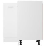 Armoire de plancher d'angle "Lyon" blanc 75,5x75,5x81,5 cm – Image 4