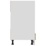 Armoire à four Chêne sonoma 60x46x81,5 cm Bois d’ingénierie – Image 4