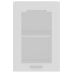 Armoire en verre suspendue "Lyon" Blanc 40x31x60 cm – Image 5