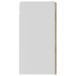 Armoire en verre suspendue Chêne sonoma Bois d'ingénierie – Image 6