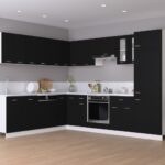 Armoire suspendue Noir 60x31x40 cm Bois d'ingénierie – Image 2