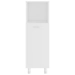 Armoire de salle de bain Blanc 30x30x95 cm Bois d'ingénierie – Image 5