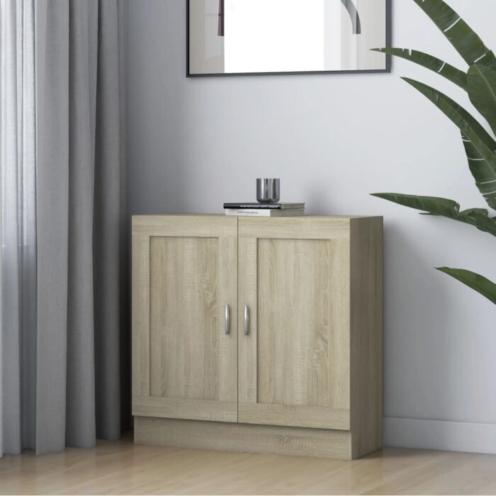 Bibliothèque Chêne sonoma 82,5x30,5x80 cm Bois d'ingénierie – Image 1