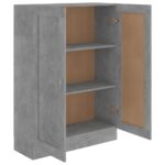 Bibliothèque Gris béton 82,5x30,5x115 cm Bois d'ingénierie – Image 3