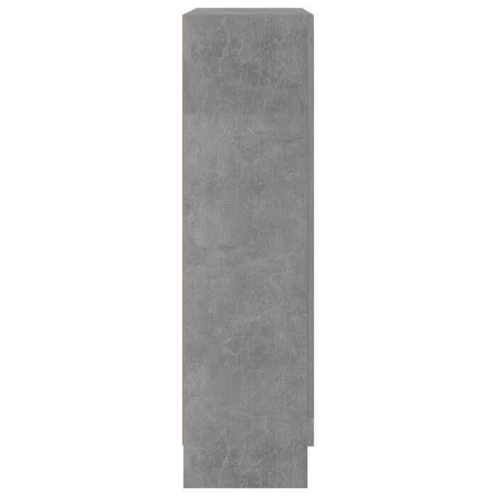 Bibliothèque Gris béton 82,5x30,5x115 cm Bois d'ingénierie – Image 5