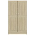 Bibliothèque Chêne sonoma 82,5x30,5x150 cm Bois d’ingénierie – Image 4