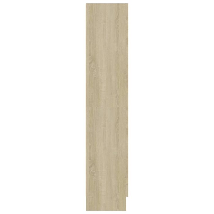 Bibliothèque Chêne sonoma 82,5x30,5x150 cm Bois d’ingénierie – Image 5