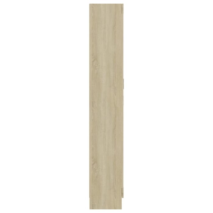 Bibliothèque Chêne sonoma 82,5x30,5x185,5 cm Bois d'ingénierie – Image 5