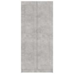 Bibliothèque Gris béton 82,5x30,5x185,5 cm Bois d'ingénierie – Image 4