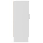 Armoire à vitrine Blanc 82,5x30,5x80 cm Bois d'ingénierie – Image 5