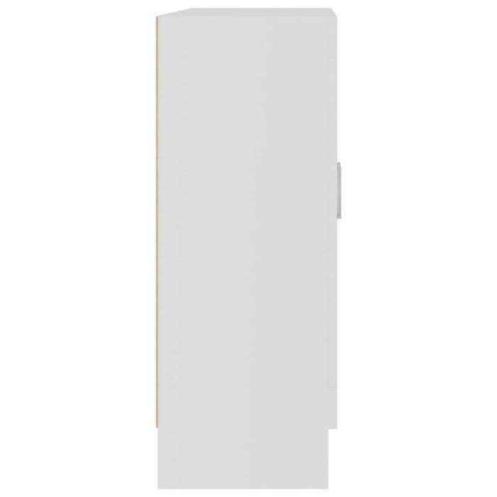 Armoire à vitrine Blanc 82,5x30,5x80 cm Bois d'ingénierie – Image 5