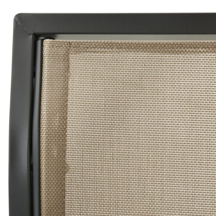 Balancelle de jardin avec baldaquin Anthracite et sable – Image 4