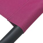 Lit de repos d'extérieur tissu rose – Image 5