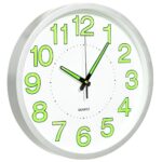 Horloge murale lumineuse Blanc 30 cm – Image 3