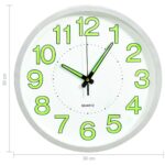 Horloge murale lumineuse Blanc 30 cm – Image 5