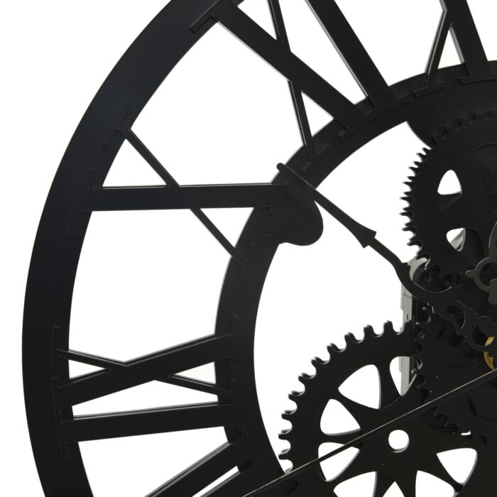 Horloge murale Noir 30 cm Acrylique – Image 2