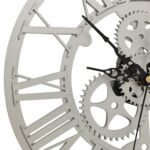 Horloge murale Argenté 30 cm Acrylique – Image 2