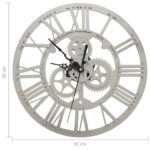 Horloge murale Argenté 30 cm Acrylique – Image 3