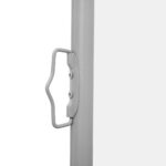 Auvent latéral rétractable de patio 140x600 cm Crème – Image 2
