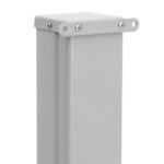 Auvent latéral rétractable de patio 140x600 cm Crème – Image 3