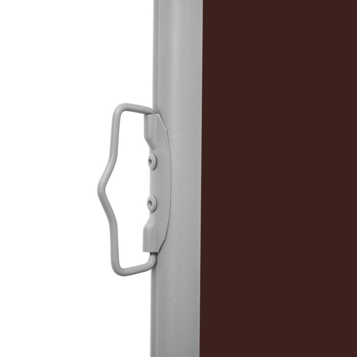Auvent latéral rétractable de patio 600x160 cm marron – Image 2