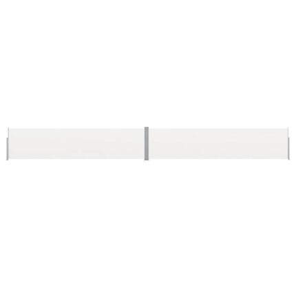 Auvent latéral rétractable de patio 170x1200 cm Crème