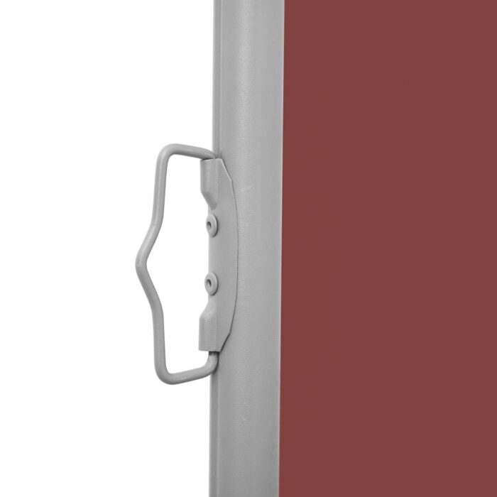 Auvent latéral rétractable de patio 170x1200 cm Marron – Image 4