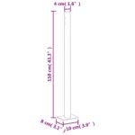 Auvent latéral rétractable de patio 180x500 cm Crème – Image 6