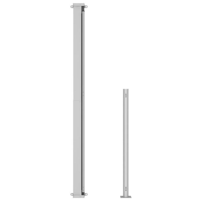Auvent latéral rétractable de patio 180x500 cm Gris – Image 2