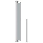 Auvent latéral rétractable de patio 180x500 cm Gris – Image 3