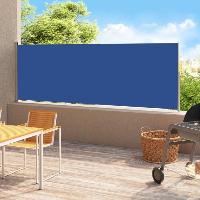 VXL8720286138502_m_en_hd_1.jpg Auvent latéral rétractable de patio 180x500 cm Bleu – Image 1