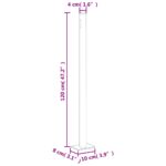 Auvent latéral rétractable de patio 200x300 cm Crème – Image 6